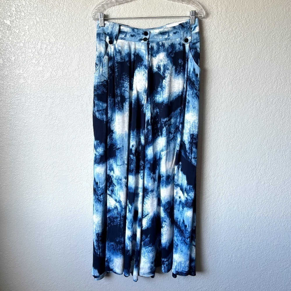*FIRM PRICE*  Isabel de Pedro feather lightweight maxi breezy skirt